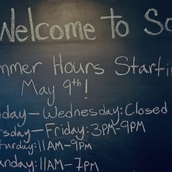 Sal's on 63 - Summer Hours 2024