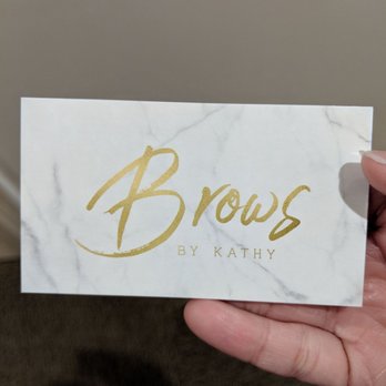Brows By Kathy - Business card - Eyebrow Services Near Me Brows By Kathy - Business card - Eyebrow Services Near Me
