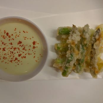 Sokyo - Asparagus tempura. Not worth. Get the tuna. - Sushi Bars Near Me - Pyrmont, NSW