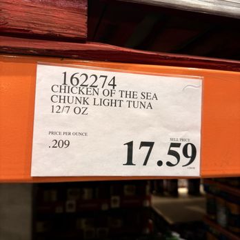 Costco Wholesale - Tuna pricing - Wholesale Stores Near Me - Henderson, Nevada