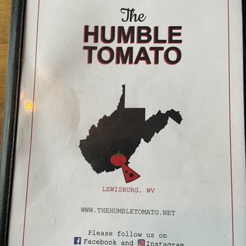 The Humble Tomato - Menu - Italian Near Me - Lewisburg, West Virginia