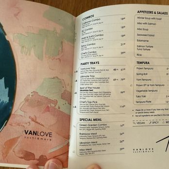 VanLove Sushi & More - Menu - Sushi Bars Near Me - Vancouver, British Columbia VanLove Sushi & More - Menu - Sushi Bars Near Me - Vancouver, British Columbia