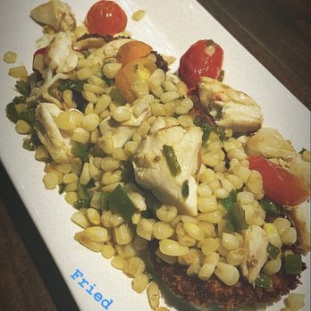 Webb Custom Kitchen - Their version of fried green tomatoes - New American Near Me - Gastonia, North Carolina Webb Custom Kitchen - Their version of fried green tomatoes - New American Near Me - Gastonia, North Carolina