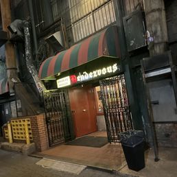 Exterior outside entrance of Charlie Vergos' Rendezvous - Memphis, Tennessee Exterior outside entrance of Charlie Vergos' Rendezvous - Memphis, Tennessee