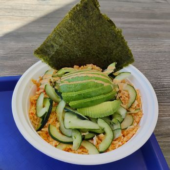 Poki Bowl - California bowl..m spicy with sushi rice...yum! - Poke Near Me - Henderson, Nevada