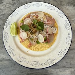 Yellowtail Tostada