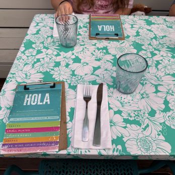 Hola Arepa - Table setting - Latin American Near Me - Minneapolis, Minnesota