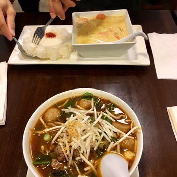 Riceberry Thai Kitchen - medium spicy yellow beef curry & medium spicy beef meatball soup. blown away - Thai Near Me - Upland, California Riceberry Thai Kitchen - medium spicy yellow beef curry & medium spicy beef meatball soup. blown away - Thai Near Me - Upland, California