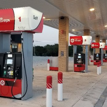 Z SQUARE - a row of gas pumps at a gas station - Gas Stations Near Me - Austin, Texas