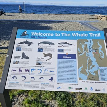 Alki Beach Park - Whale trail - Parks Near Me - Seattle, Washington
