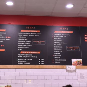 Aloha Poke - Menu as of 2026. - Poke Near Me - Chino, California