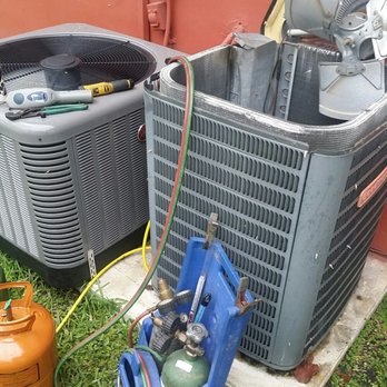 Thermo Freeze Ac - Repairing a leak on the condenser , customer was happy after not having air for a week - Heating & Air Conditioning/HVAC Near Me Thermo Freeze Ac - Repairing a leak on the condenser , customer was happy after not having air for a week - Heating & Air Conditioning/HVAC Near Me