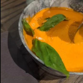 Roister - Tomato soup - New American Near Me - Chicago, Illinois Roister - Tomato soup - New American Near Me - Chicago, Illinois