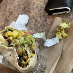 Cinco Chiles Taqueria - Who needs cheese and meat, this had so much good veg stuff