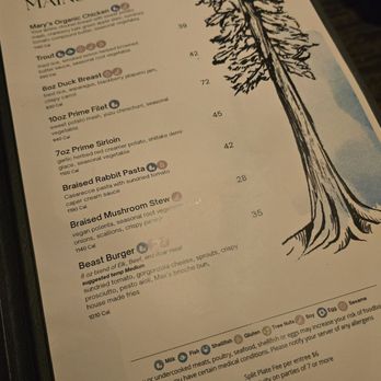 Mountain Room - Mains Menu - American Near Me - Yosemite Valley, California Mountain Room - Mains Menu - American Near Me - Yosemite Valley, California
