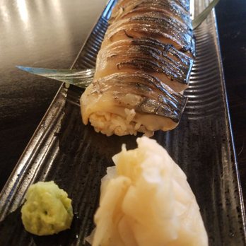 Shigotonin - Mackerel Roll - Japanese Near Me - Las Vegas, Nevada Shigotonin - Mackerel Roll - Japanese Near Me - Las Vegas, Nevada