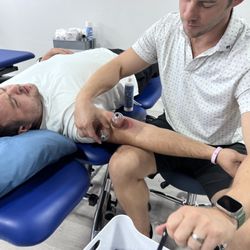 Revival Performance Physical Therapy - Cupping to arm