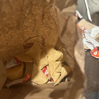 Taco Bell - Chips thrown into my bag without a actual bag for it - Fast Food Near Me - Oroville, California Taco Bell - Chips thrown into my bag without a actual bag for it - Fast Food Near Me - Oroville, California