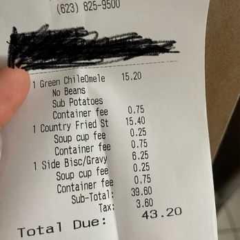 JD Campbell's - Receipt - Bars Near Me - Peoria, Arizona