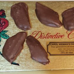 Carol Widman's Candy - Chocolate covered potato chips,  A/K/A "Chippers"