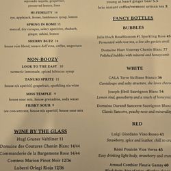 Fancy's - Menu