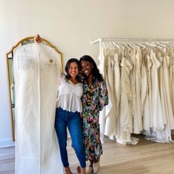 The White Magnolia - Kaysha you are a doll! What a special moment we will share forever. It being your first day and it being my first bridal shop