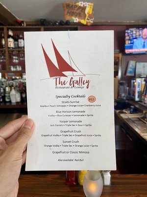 Menu photo 3 The Galley Restaurant & Lounge Saint Ignace, MI Menu photo 3 The Galley Restaurant & Lounge Saint Ignace, MI