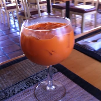 Aroma Thai - Thai Ice Tea. This is a must!!! - Thai Near Me - Imperial Beach, California