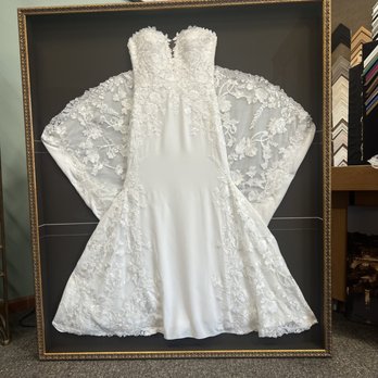 The Great Frame Up - Wedding dress - Framing Near Me - Spring, Texas The Great Frame Up - Wedding dress - Framing Near Me - Spring, Texas