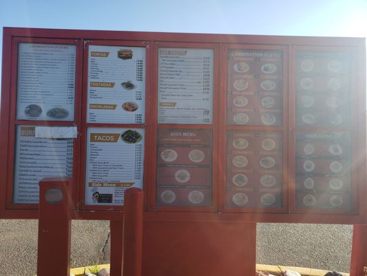 Menu photo 2 Albertacos Colorado Springs, CO