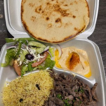 Supreme Shawarma - Beef shawarma plate. - Mediterranean Near Me - Chandler, Arizona