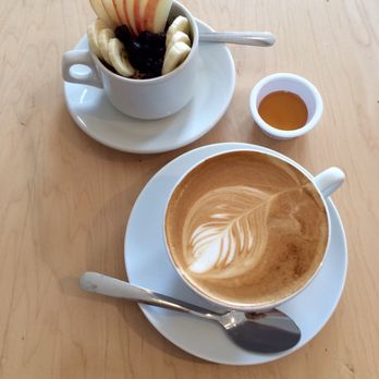 Ark and Anchor - Latte and yogurt & granola - Coffee & Tea Near Me - Hamilton, Ontario