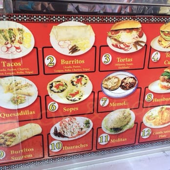 Carmen's - a menu for mexican food - Street Vendors Near Me - Los Angeles, California Carmen's - a menu for mexican food - Street Vendors Near Me - Los Angeles, California