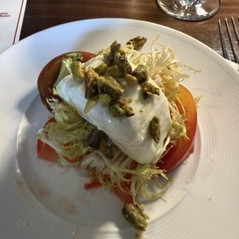 Mizuna - Loved the heirloom tomato with that creamy dreamy burrata for which Frank Bonanno is famous! - New American Near Me - Denver, Colorado Mizuna - Loved the heirloom tomato with that creamy dreamy burrata for which Frank Bonanno is famous! - New American Near Me - Denver, Colorado