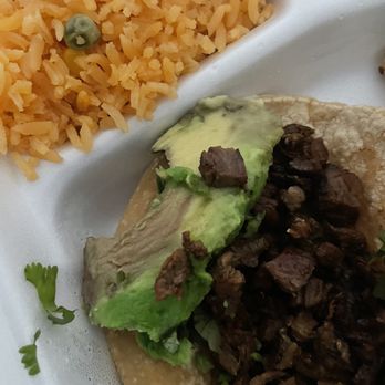 Meson Del Taco Express - Bad avocado that they charge extra for - Mexican Near Me - Chicago, Illinois