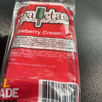 Tacos Wey & Grill - Palletas Strawberry Cream Dessert - Mexican Near Me - St Louis, Missouri