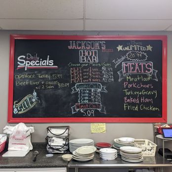Jackson's Restaurant - Specials board at Jackson's Restaurant, Richmond - American Near Me - Richmond, Kentucky