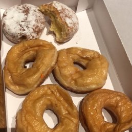 My glazed donuts look like they've been sat on and watery looking My glazed donuts look like they've been sat on and watery looking