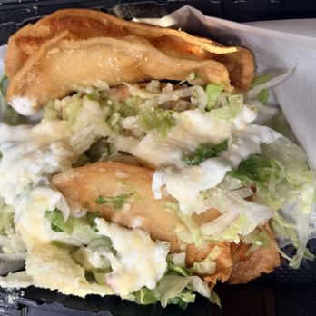 Tacos Los Compadres - 3 TACOS DE PAPA - Mexican Near Me - Riverside, California