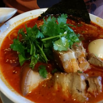 Himawari - Tan tan men Deluxe... With a very generous portion of pork - Ramen Near Me - San Mateo, California