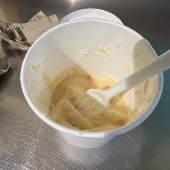 Beecher's Handmade Cheese - The bottom of my Beecher's Mac n cheese cup...a favorite! - Cheese Shops Near Me - Seattle, Washington Beecher's Handmade Cheese - The bottom of my Beecher's Mac n cheese cup...a favorite! - Cheese Shops Near Me - Seattle, Washington