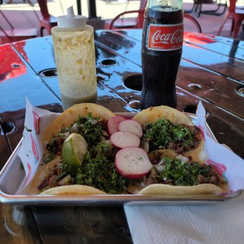 Tacos Tecalitlan - My order of 2 beef tacos and 2 Chorizo tacos at Tacos Tecalitlan - Food Trucks Near Me - Burlington, Washington Tacos Tecalitlan - My order of 2 beef tacos and 2 Chorizo tacos at Tacos Tecalitlan - Food Trucks Near Me - Burlington, Washington