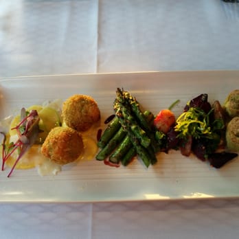 Flea Street - Vegetarian tasting menu of the evening - New American Near Me - Menlo Park, California