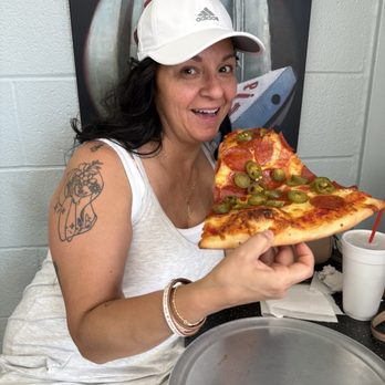 Jersey Giant Pizza - The pepperoni Jalapeño slice - Pizza Near Me - Bee Cave, Texas Jersey Giant Pizza - The pepperoni Jalapeño slice - Pizza Near Me - Bee Cave, Texas