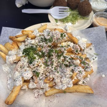 Hummus Mediterranean Food - Greek fries - Middle Eastern Near Me - Springboro, Ohio