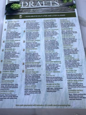 Menu photo 2 The Biergarten Atlantic City Atlantic City, NJ Menu photo 2 The Biergarten Atlantic City Atlantic City, NJ