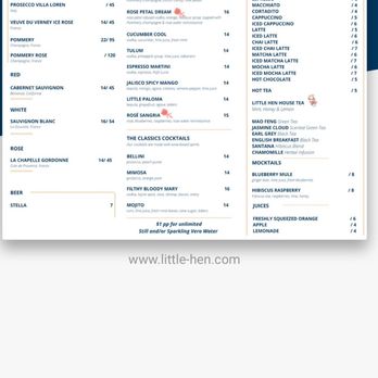 Little Hen - Menu - Breakfast & Brunch Near Me - Miami, Florida Little Hen - Menu - Breakfast & Brunch Near Me - Miami, Florida
