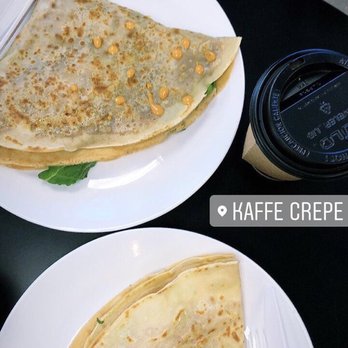 Kaffe Crepe - Veggie crepes with their special aioli sauce. - Creperies Near Me - Reno, Nevada