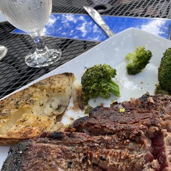 Max410 - Burned, overcooked porterhouse steak, cold broccoli and cold, hard potato - Seafood Near Me - Glenville, New York Max410 - Burned, overcooked porterhouse steak, cold broccoli and cold, hard potato - Seafood Near Me - Glenville, New York