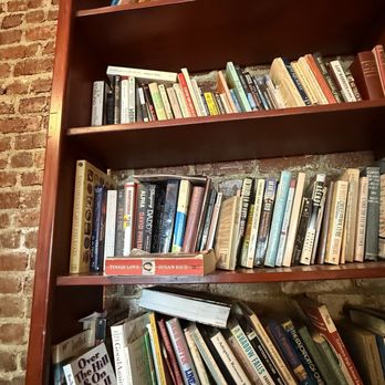 The Library - Bookshelf all types of books to read - Coffee & Tea Near Me - Long Beach, California